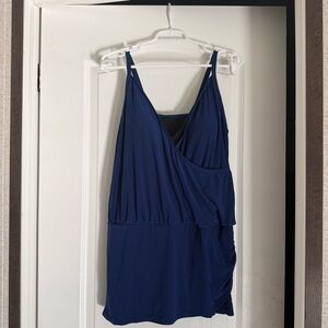 Bal Harbour Navy Blue Swim Dress